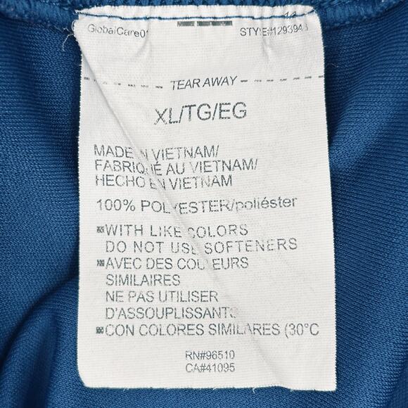 Under Armour Blue HeatGear 1/4 Zip Pullover Shirt XL - Picture 5 of 5